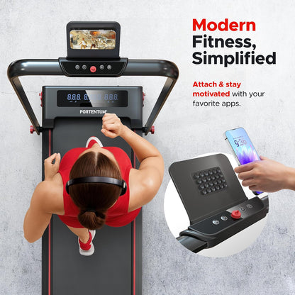 Loopband – Elektrische Loopband – Wandelband – Fitness Loopband – Opvouwbare Loopband – Inklapbaar Ontwerp – 3 Hellingsniveaus – Stille 2,5 pk Motor – FTMS Multi-App-Connectiviteit – Geschikt Tot 136 kg