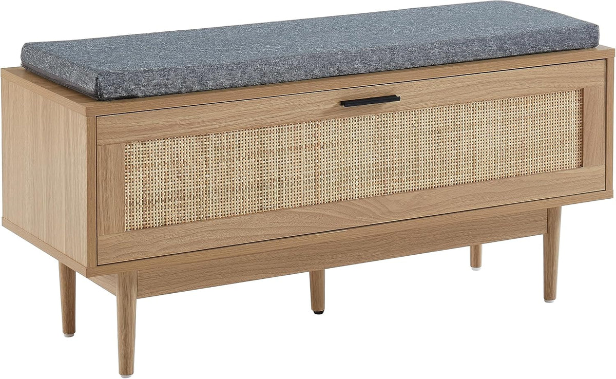 BAÏTA - Schoenenbank Amana van rotan, 100 cm