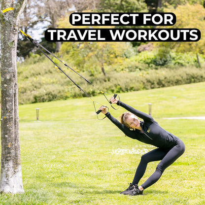 TRX GO Suspension Trainer - Slingtrainer voor de professional die vaak reist of voor elk fitnesstraject - TRX Training Club-app - Grijs