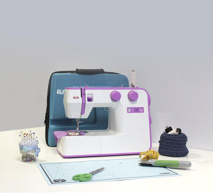 Naaimachine – Stikmachine – Huishoudnaaimachine – Naaimachine Voor Beginners – Hobbynaaimachine – 31 Steekprogramma’s – Automatische Steekinstelling Voor Elastische Stoffen