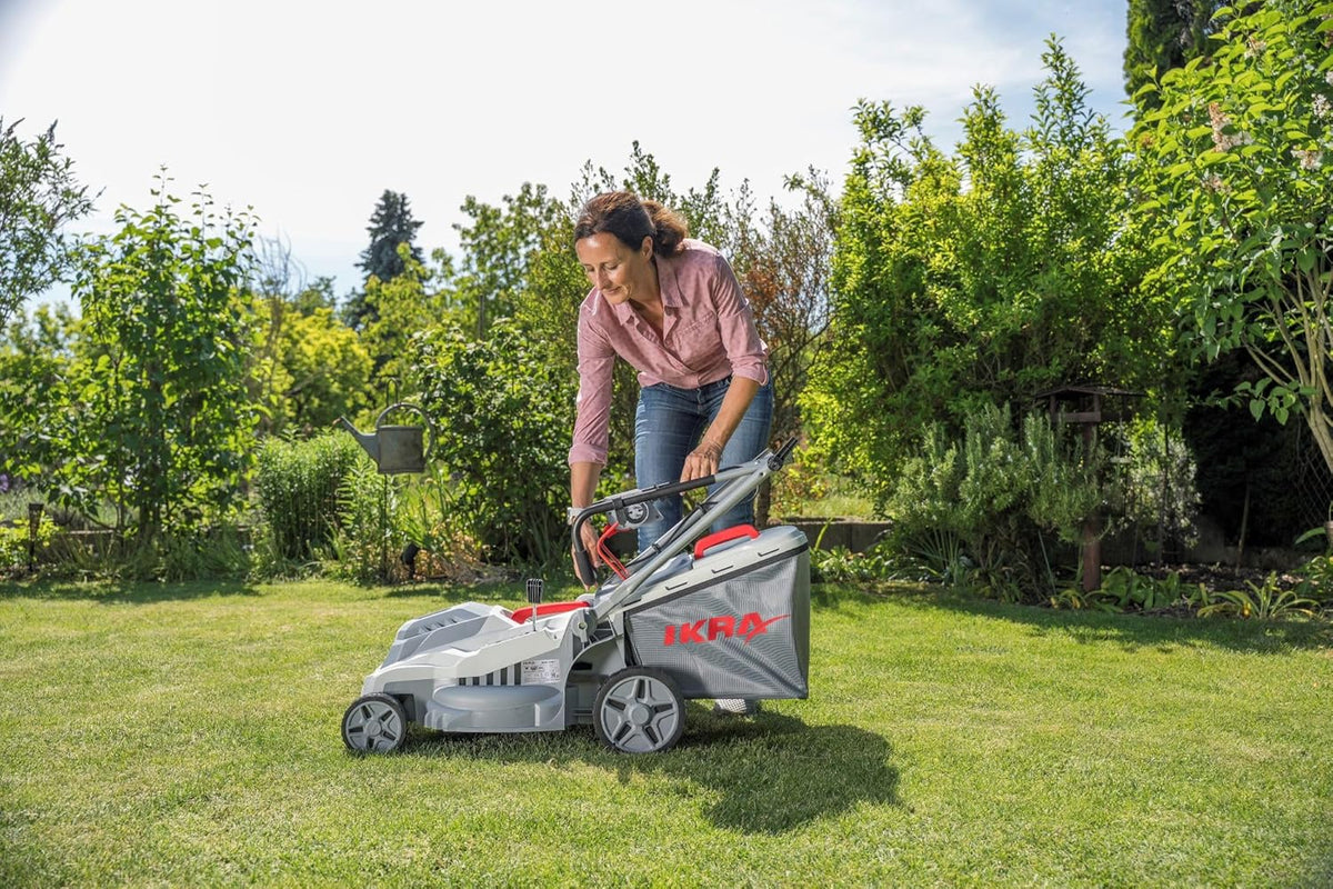 Elektrische Grasmaaier – Gazonmaaier – Duwmaaier – Tuinmaaier – Maaimachine – 1600 Watt Krachtige Motor – 5-standen Maaihoogte 30-75 mm