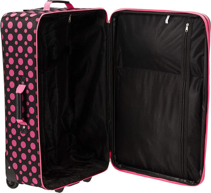 Rockland Mode Softside Uitbreidbare Rechtopstaande Bagage Set