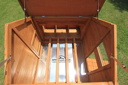 Pets Imperial Savoy Large Chicken Coop Single Nest Box Holds Up to 4 to 6 Birds Depending on Size - QUORE