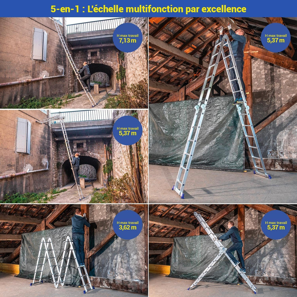 Stavalance4x6 scharnierende ladder