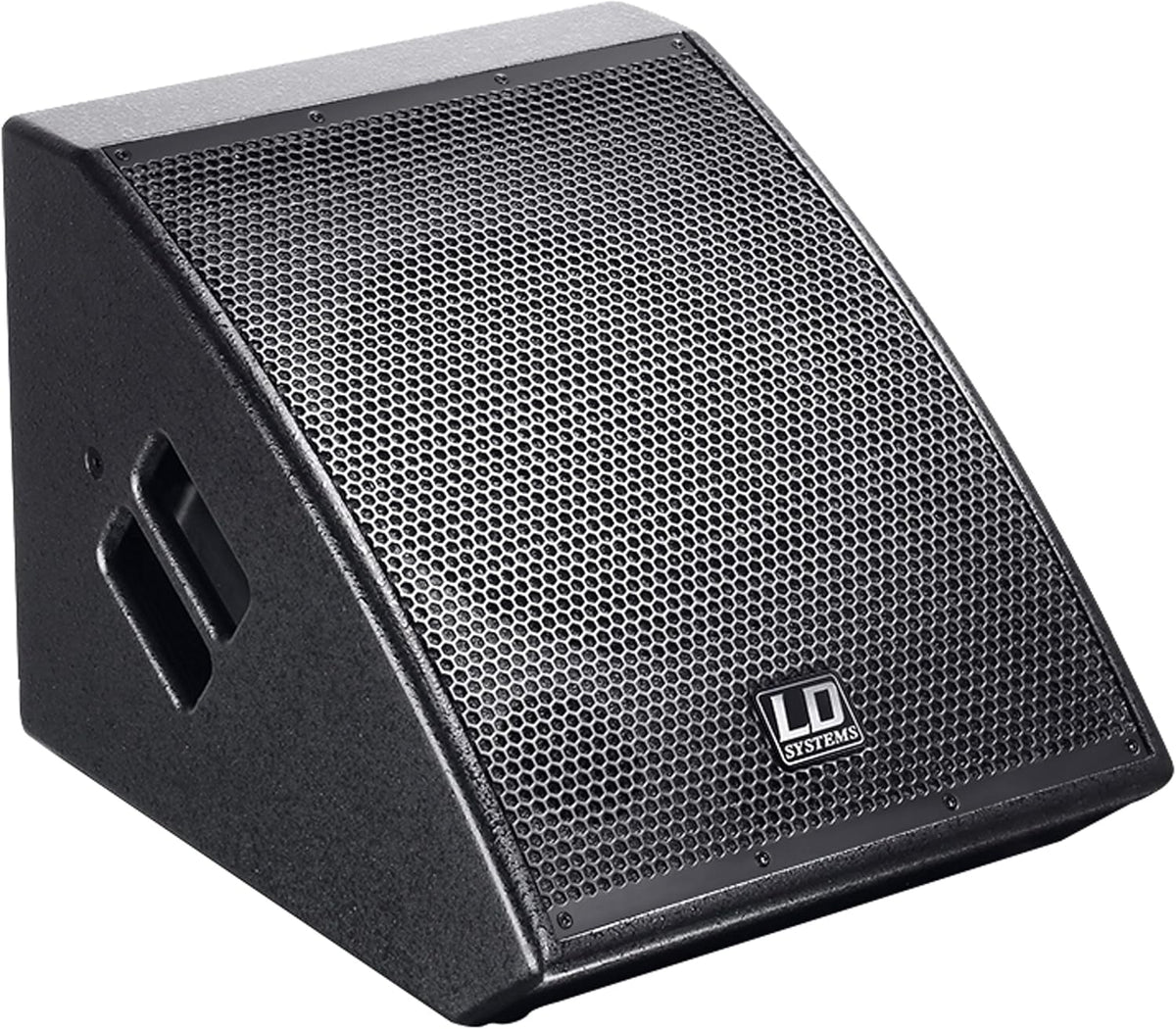 Actieve stage monitor 10 inch – Podiummonitor – Vloermonitor – Monitor speaker – Monitor luidspreker – Coaxiale speaker met 1 inch compressiedriver – 150 W RMS, 121 dB