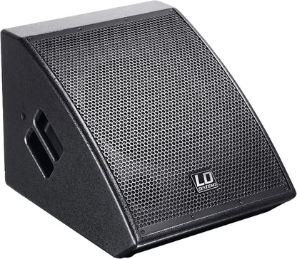 Actieve stage monitor 10 inch – Podiummonitor – Vloermonitor – Monitor speaker – Monitor luidspreker – Coaxiale speaker met 1 inch compressiedriver – 150 W RMS, 121 dB