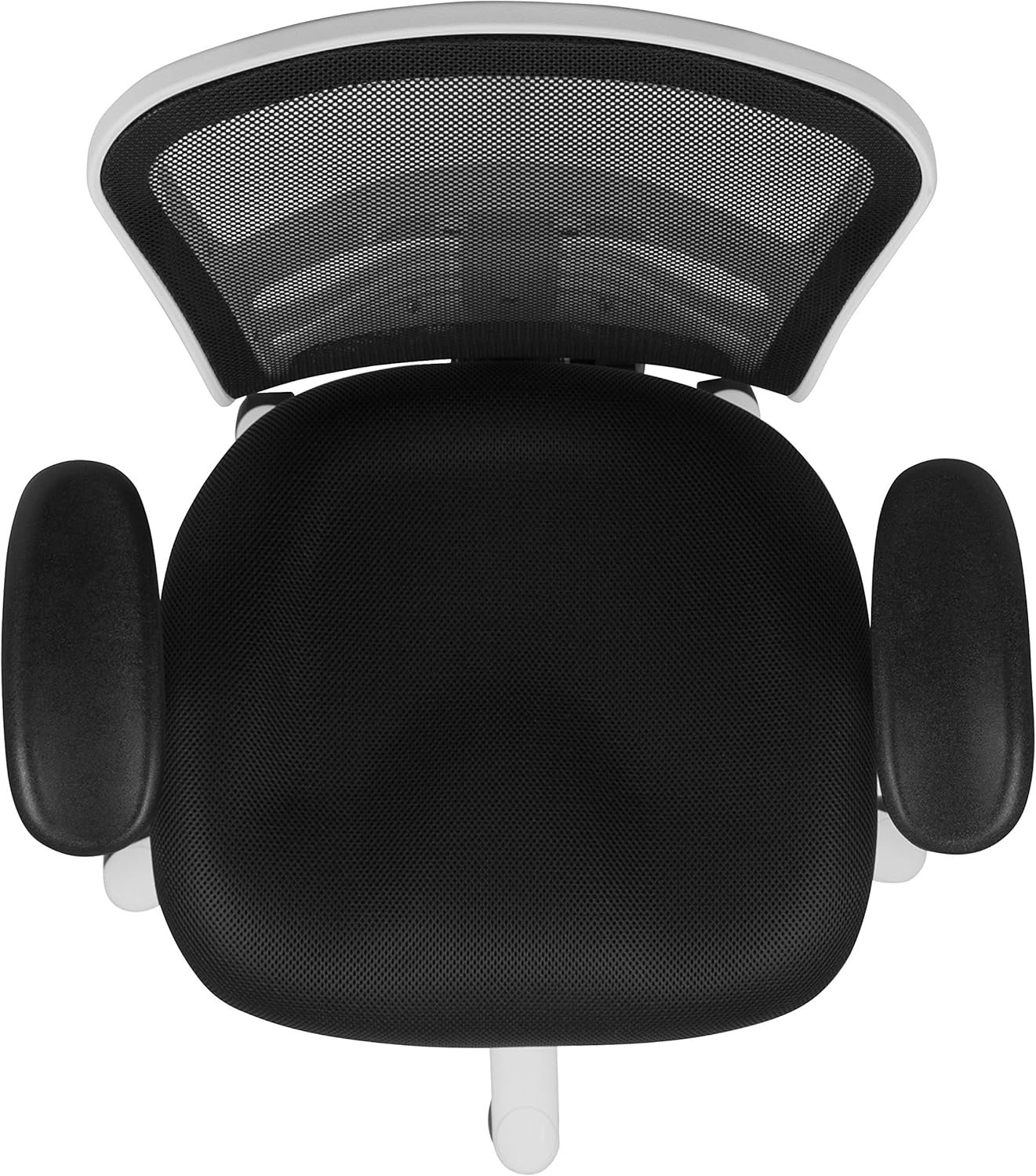 Bureaustoel – Office Chair – Werkstoel – Gaming Stoel – Draaistoel – Ergonomisch Mesh – Verstelbare Armleuningen – Wit Frame
