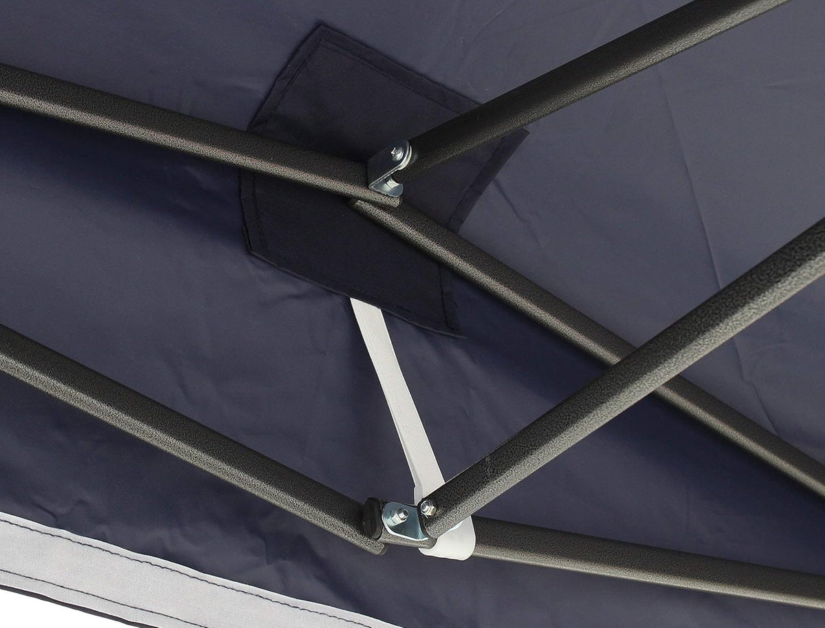 All Seasons Gazebos 3 x 3 m volledig waterdicht vouwpaviljoen met 4 zijpanelen - marineblauw