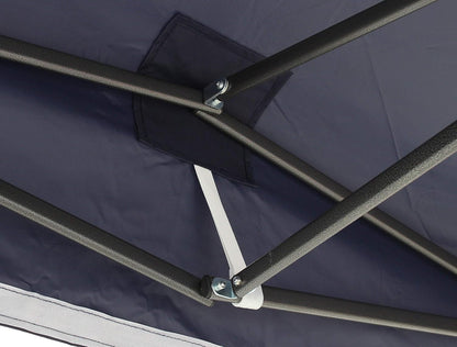 All Seasons Gazebos 3 x 3 m volledig waterdicht vouwpaviljoen met 4 zijpanelen - marineblauw