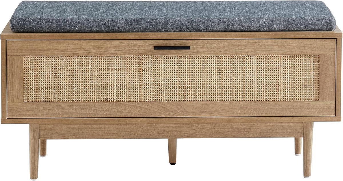 BAÏTA - Schoenenbank Amana van rotan, 100 cm