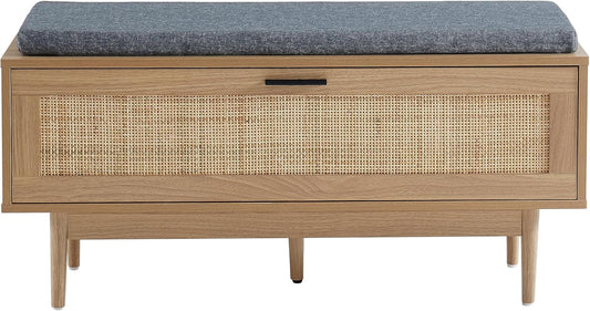 BAÏTA - Schoenenbank Amana van rotan, 100 cm