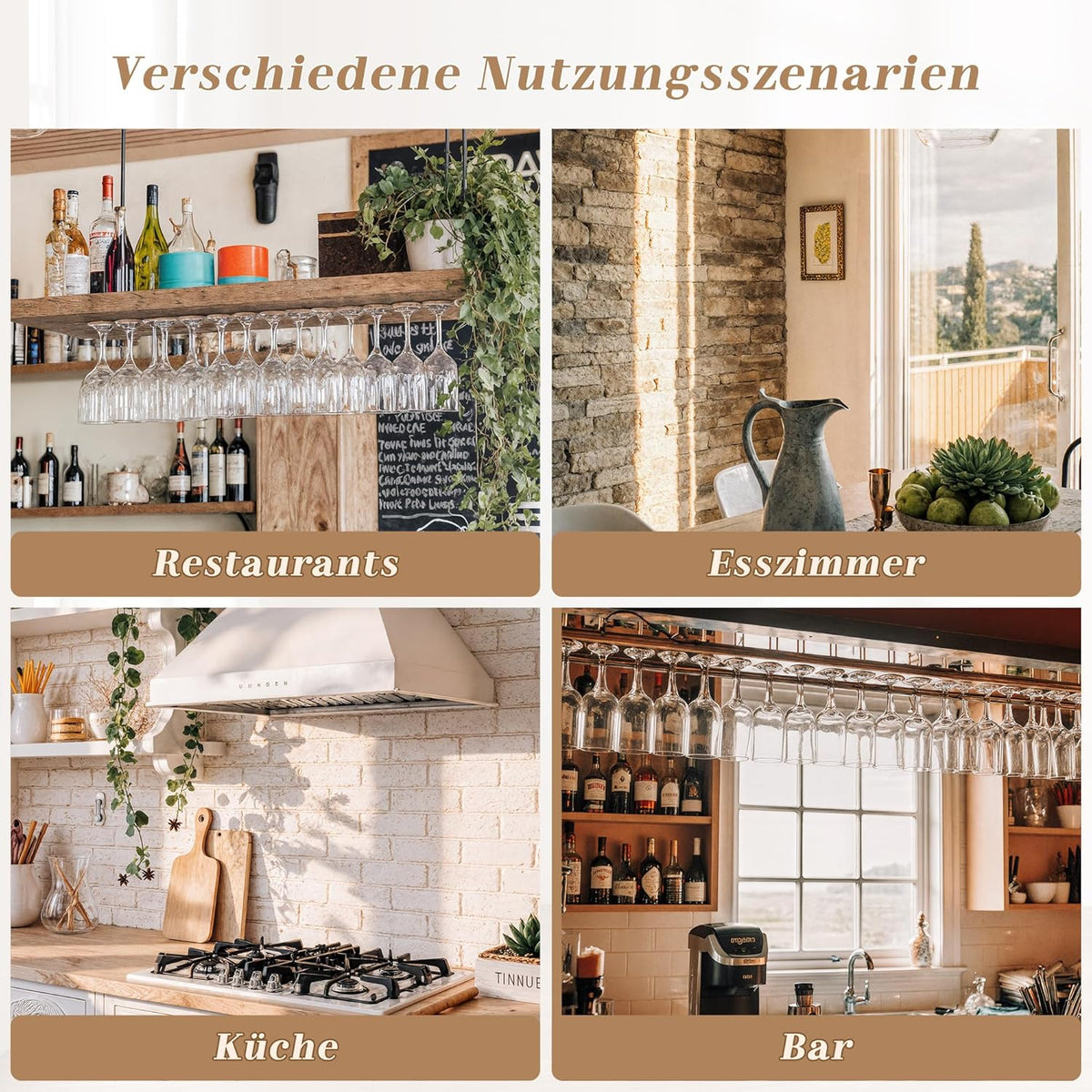 Metalen Wijnrek – Wandrek – Flessenrek – Wijnkast – Wijnhouder – Met 15-Kleuren LED-Verlichting – Goudkleurig 100 cm