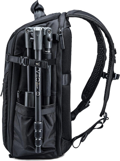 Camera-Rugzak Zwart 48 Cm – Cameratas – Fotorugzak – Fototas – Rugzak Voor Camera – Voor Laptop Tot 15 Inch – Met Regenhoes Inbegrepen