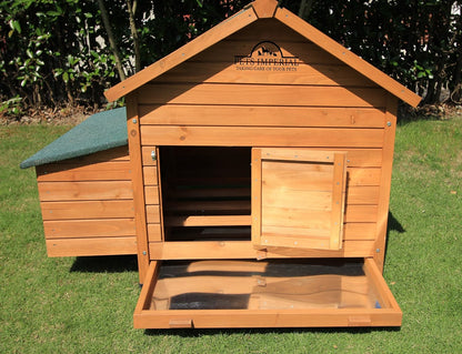 Pets Imperial Savoy Large Chicken Coop Single Nest Box Holds Up to 4 to 6 Birds Depending on Size - QUORE