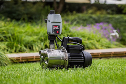 Hydrofoorpomp – Drukpomp – Waterpomp – Tuinpomp – Dompelpomp – 900 Watt Motor – Roestvrijstalen Behuizing met Droogloopbeveiliging