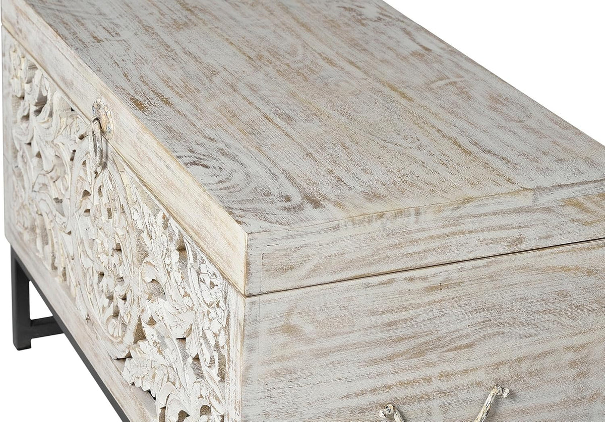 Bouwen Madera de Mango y Base de Metal
