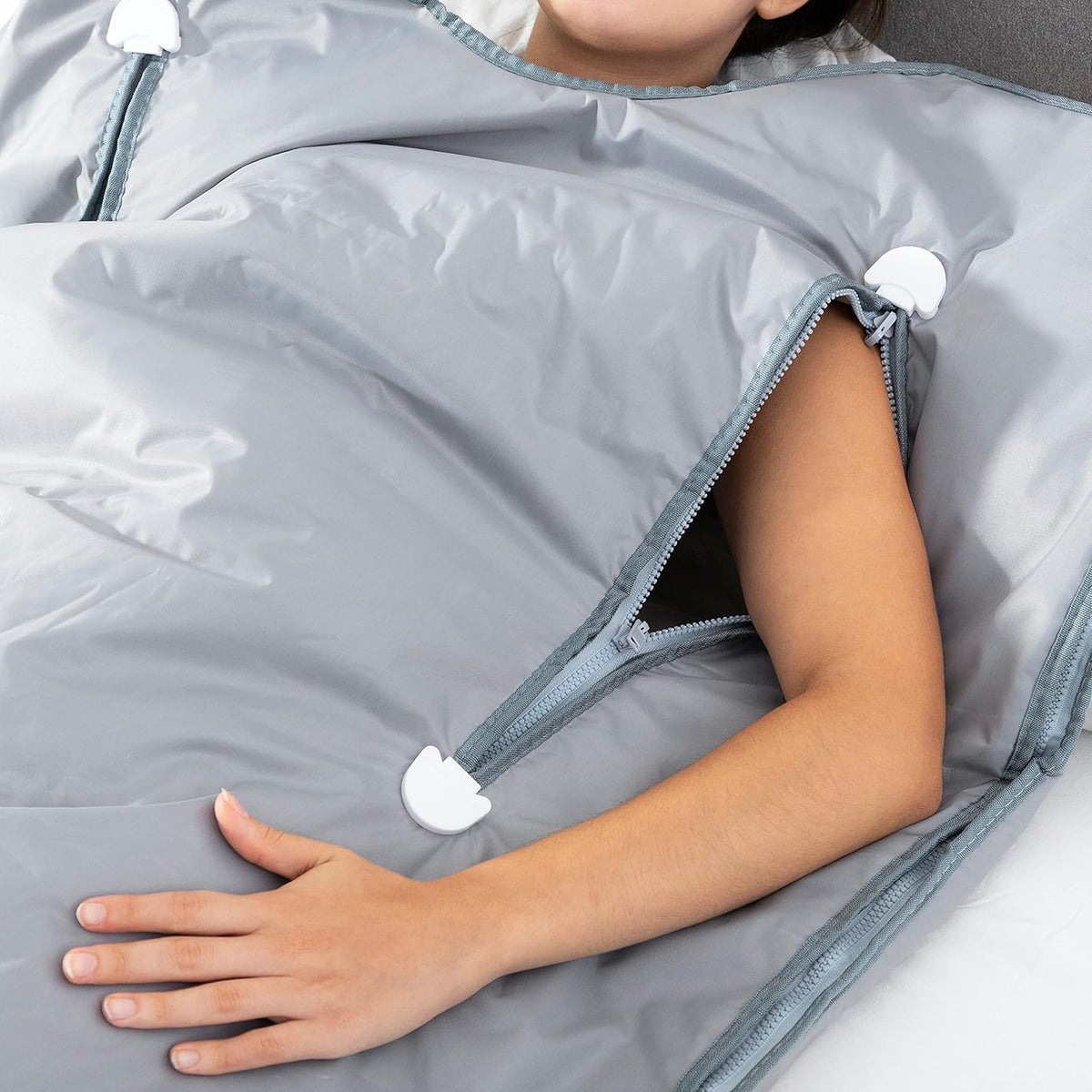InnovaGoods Electric Blanket, Infrared Sauna Blanket, Thermal Blanket Suitable for Whole Body, Infrared Sauna Blanket Increases Removal of Fats and Toxins - QUORE
