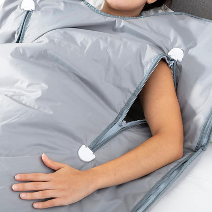 InnovaGoods Electric Blanket, Infrared Sauna Blanket, Thermal Blanket Suitable for Whole Body, Infrared Sauna Blanket Increases Removal of Fats and Toxins - QUORE