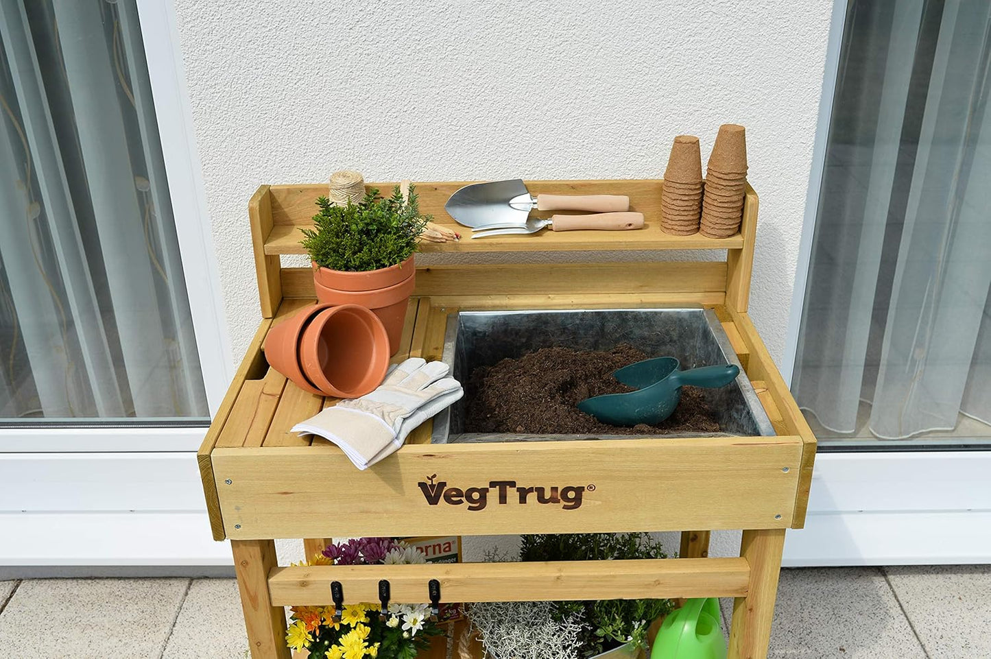 Deluxe Potting Table - Natural (FSC 100%)
