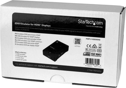 StarTech.com EDID Emulator voor HDMI schermen - 1080p