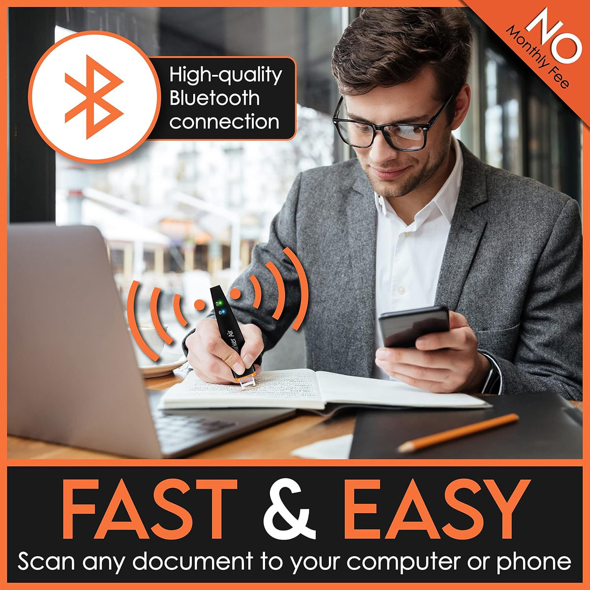 ScanMarker Air Bluetooth-scannerpen, inclusief OCR, tekstvertaling en spraakweergave