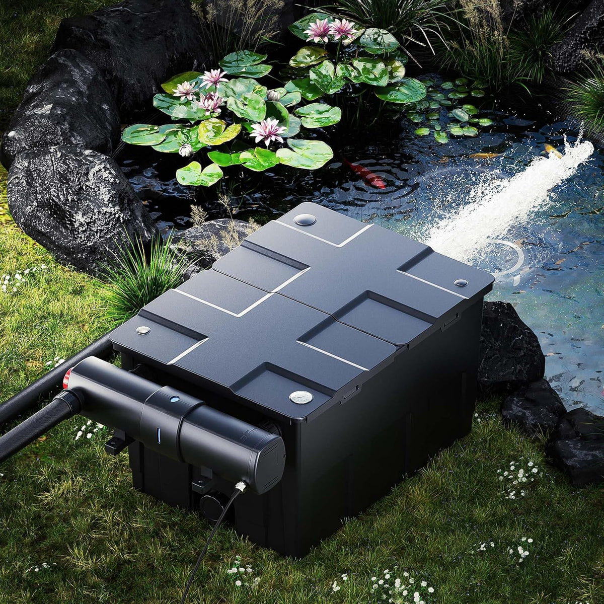 SunSun vijverfilterset 60.000 l met UVC 24W vijverfilter bio