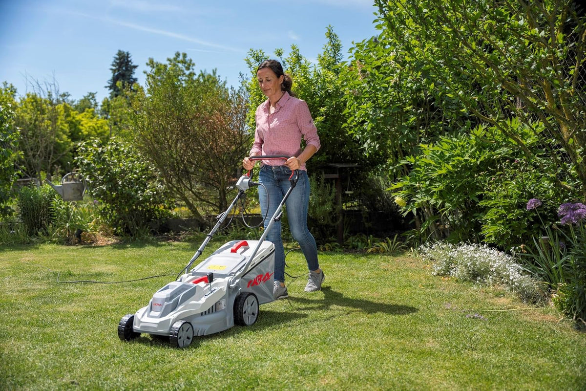 Elektrische Grasmaaier – Gazonmaaier – Duwmaaier – Tuinmaaier – Maaimachine – 1600 Watt Krachtige Motor – 5-standen Maaihoogte 30-75 mm
