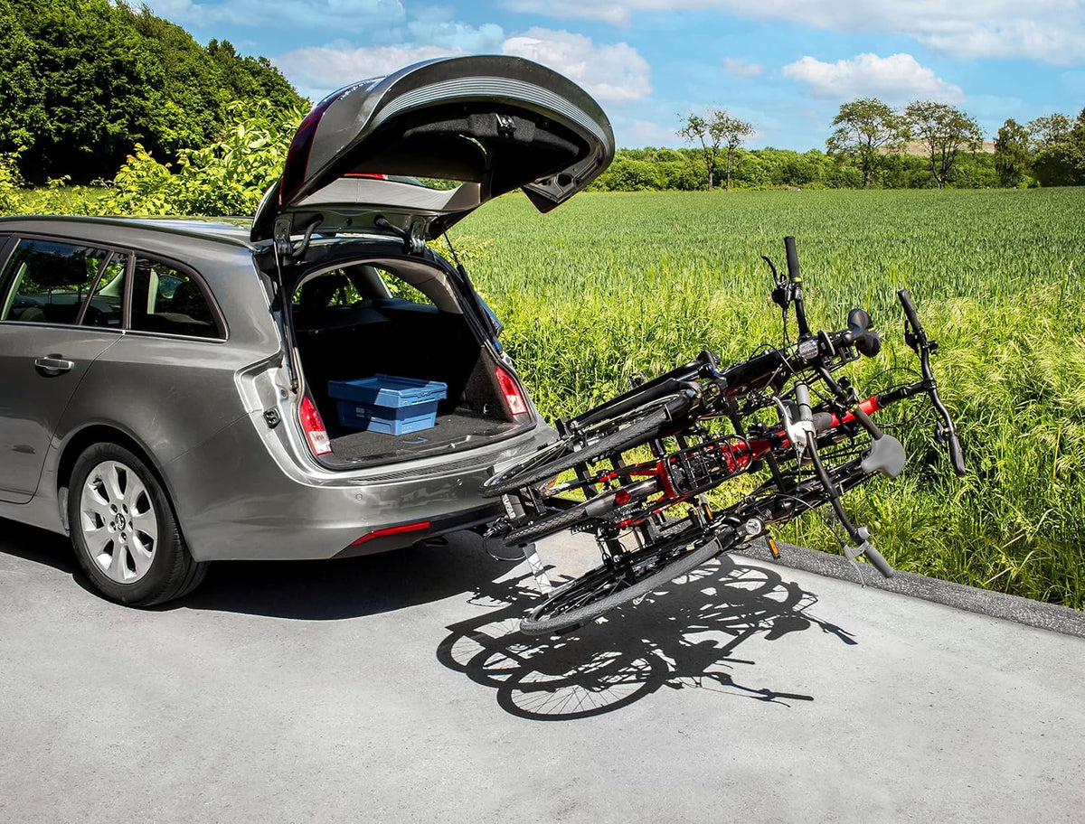 Fietsendrager – Fietsenrek – Trekhaakdrager – Bike Rack – Fietsdrager 3 Fietsen – Aluminium Rails – Inklapbaar met Voetbediening