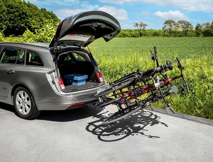 Fietsendrager – Fietsenrek – Trekhaakdrager – Bike Rack – Fietsdrager 3 Fietsen – Aluminium Rails – Inklapbaar met Voetbediening