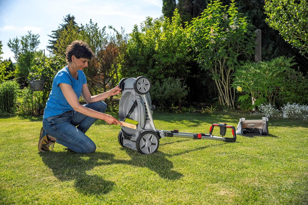 IKRA Elektrische Grasmaaier IERM 2043 T, 2000W, 5-standen maaihoogteverstelling 30-75mm, maaibreedte 43cm, incl. mulchkit