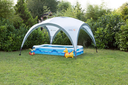 COLEMAN CO Pavillon Event Shelter 3,65m x 3,65m | 2000034471 & Coleman Zijwand voor Event Shelter Zijwand met Deur + Venster, Eén Maat, Zilver