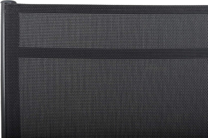 Ambientehome, 50204, 8-voudig verstelbare aluminium klapstoelen, kleur grijs, campingstoel, klapstoel