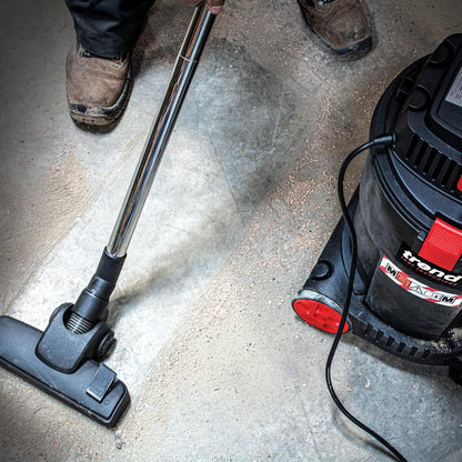 Trend stofafzuiger voor nat en droog gebruik, M-klasse 1200W 230V Eurostekker, 25 liter droge en 17 liter natte capaciteit, T33A/EURO