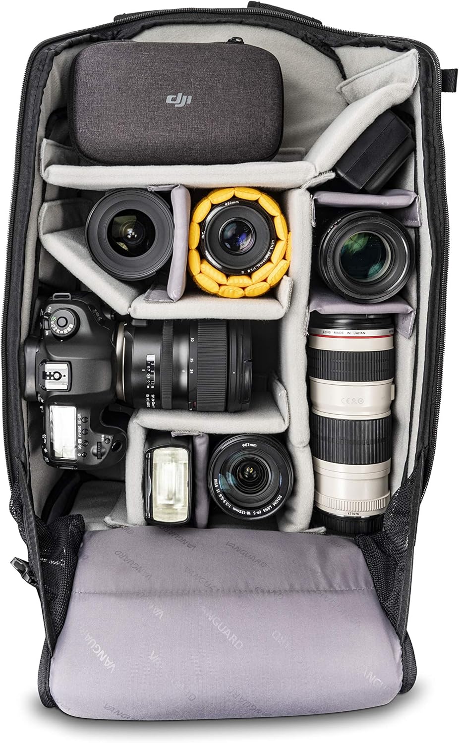 Camera-Rugzak Zwart 48 Cm – Cameratas – Fotorugzak – Fototas – Rugzak Voor Camera – Voor Laptop Tot 15 Inch – Met Regenhoes Inbegrepen