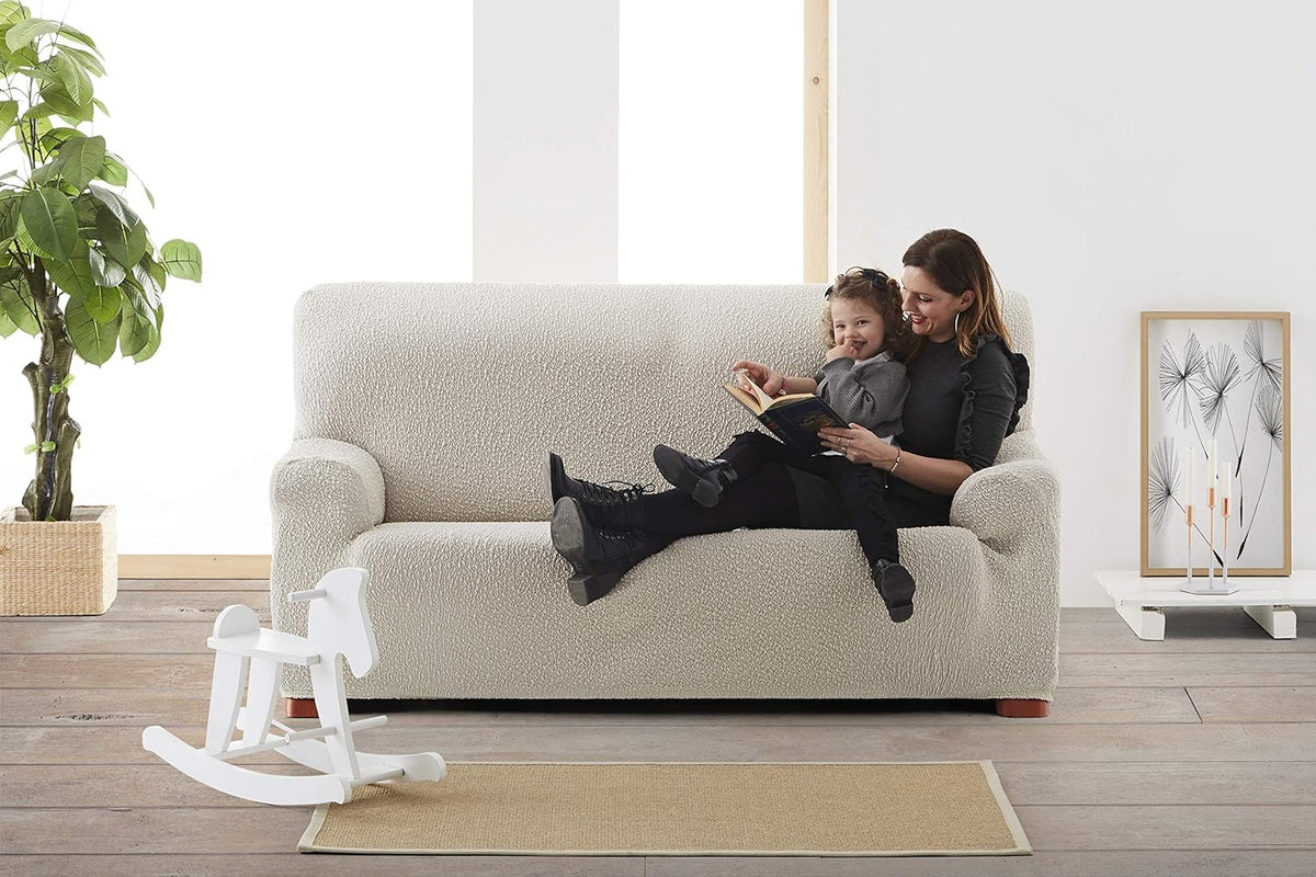 Eysa Sofa Cover, Ecru, 600