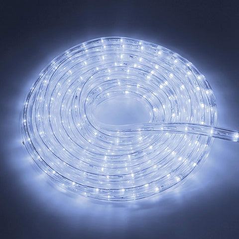Lichtslinger - Lichtsnoer Buiten - LED-lichtslang - 1800 LEDs - Waterdicht - voor Decoratie - Verlichting - Tuin - Patio - Achtertuin - Gazebo - Terras - Buiten - 7000-11000 K - 230V - 50 Hz - 50m - Koudwit