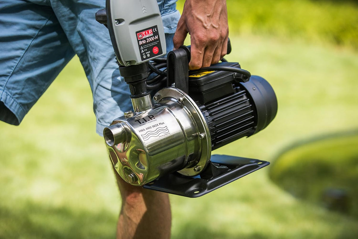 Hydrofoorpomp – Drukpomp – Waterpomp – Tuinpomp – Dompelpomp – 900 Watt Motor – Roestvrijstalen Behuizing met Droogloopbeveiliging