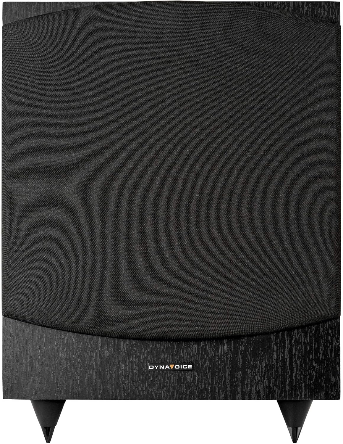 DYNAVOICE Magic MW-12 Zwart Mat Actieve 12 inch Subwoofer 180W RMS 250W Max Downfire Bassreflex Fase en Low Pass Regeling RCA en High Level Aansluiting voor Home Cinema en HiFi