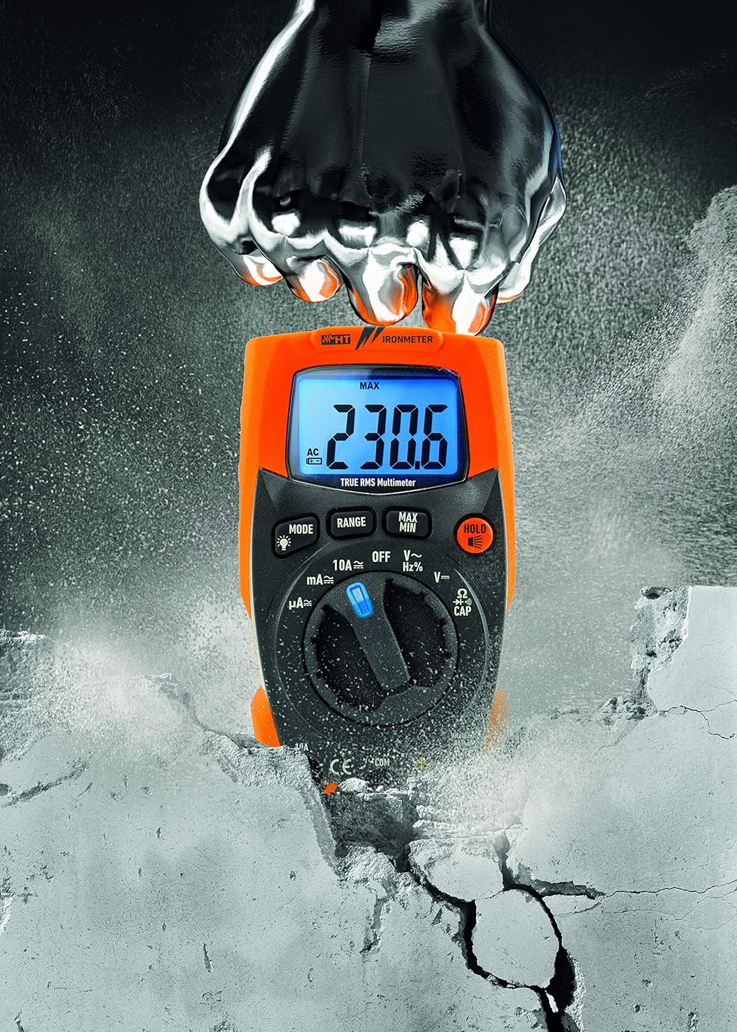 Digitale handmultimeter – Multimeter – Digitale multimeter – Meetinstrument – Testmeter – 4000 Counts Display – CAT III 600V