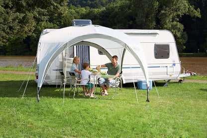COLEMAN CO Pavillon Event Shelter 3,65m x 3,65m | 2000034471 & Coleman Zijwand voor Event Shelter Zijwand met Deur + Venster, Eén Maat, Zilver