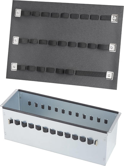 Max Cases MAX465H220ZPU gereedschapskoffer met verzinkte badkuip, zwart, 465 x 335 x 220 mm