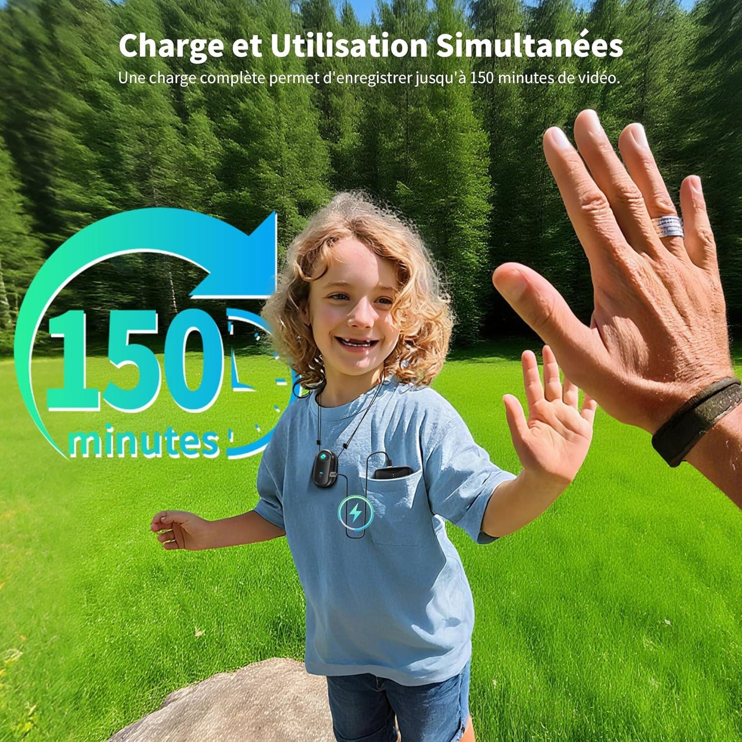Mini-sportcamera, 4 K, mini-actiecamera, wifi, draagbare vlogcamera, POV-camcorder voor buitensporten, 360° bodycam, camera voor fietshelm, multifunctionele accessoires