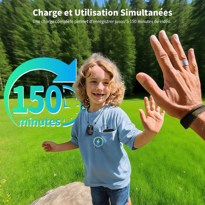 Mini-sportcamera, 4 K, mini-actiecamera, wifi, draagbare vlogcamera, POV-camcorder voor buitensporten, 360° bodycam, camera voor fietshelm, multifunctionele accessoires