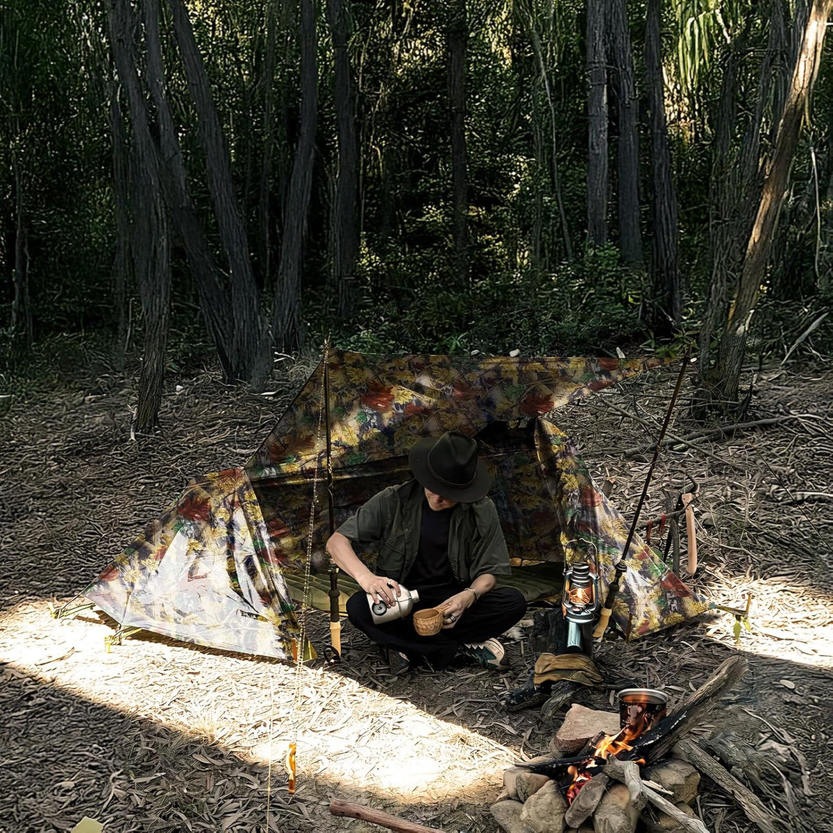 Night Cat Tent Hammock for 1 Seat: Portable Triangular Garden Hammock Waterproof Professional with Mosquito Net for Camping Travel