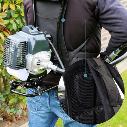 Wiltec 4-in-1 multitool voor tuinonderhoud met 4-takt motor incl. verlengstuk o.a. heggenschaar, snoeischaar