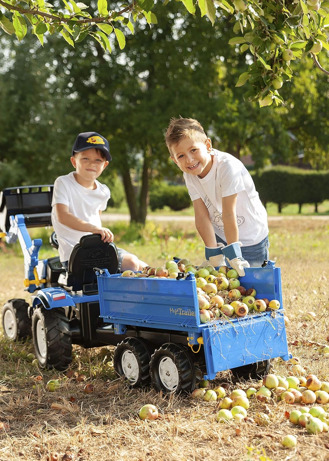 Rolly Mega Trailer Blauw, 88 cm × 45 cm × 47 cm, 121106