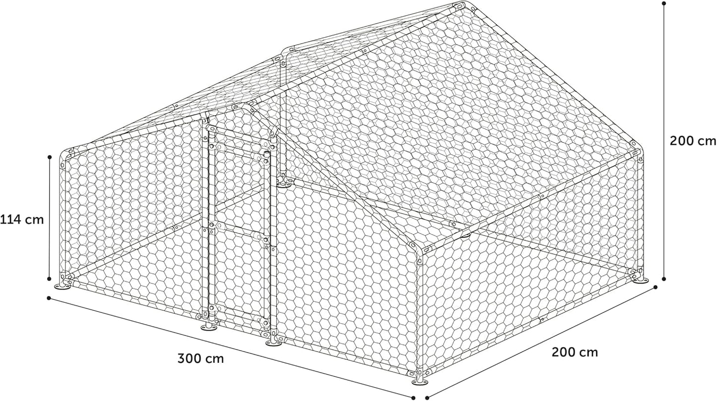 KIPPENREN DOERAK 2x3x2M