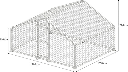 KIPPENREN DOERAK 2x3x2M