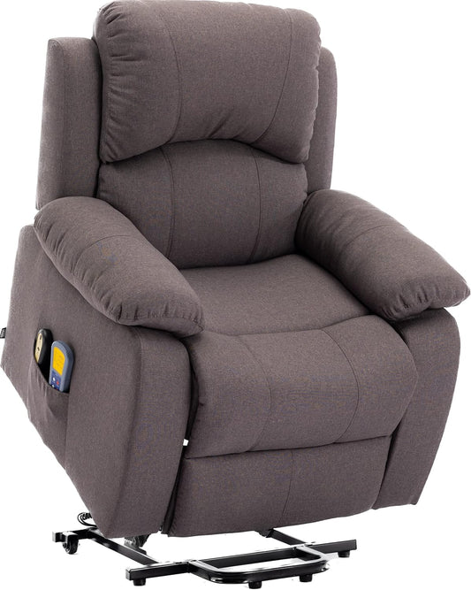 Astan Hogar Ramón AH-AR30920MR, relaxstoel met zelfhulpfunctie (genezing van personen), elektrische ligstoel, massage en therapie, bruin