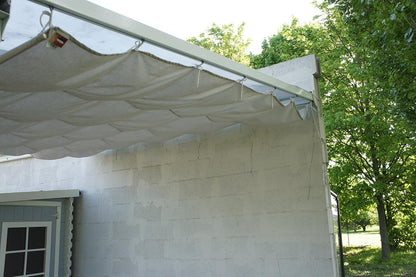 Chalet et Jardin - 12-806009 – overkapping voor terras, schuifspanning voor dak, katoen – ecru